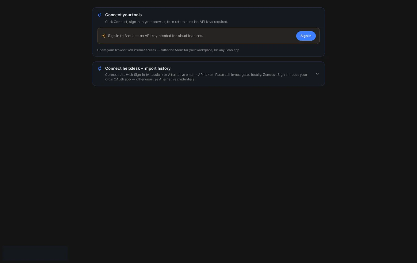Settings Integrations: connect helpdesk and tools from the desktop app